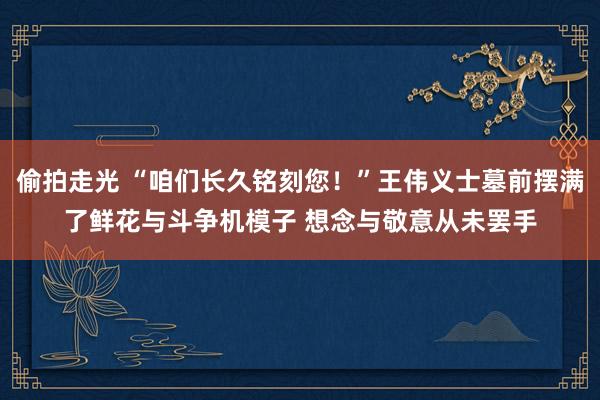 偷拍走光 “咱们长久铭刻您！”王伟义士墓前摆满了鲜花与斗争机模子 想念与敬意从未罢手