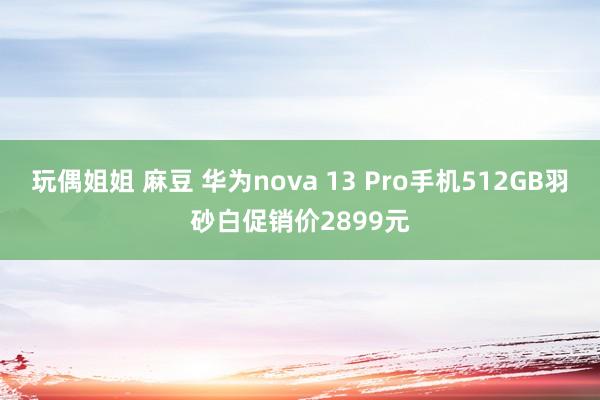 玩偶姐姐 麻豆 华为nova 13 Pro手机512GB羽砂白促销价2899元
